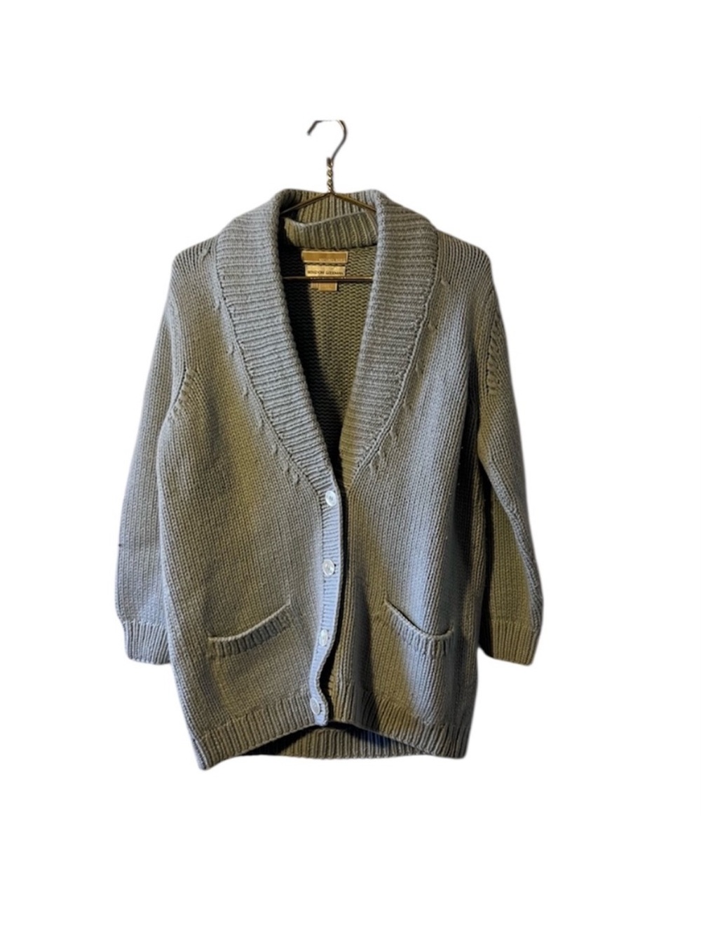 Vtg Bergdoff Goodman Michael Kors Cardigan Sweater - Gray